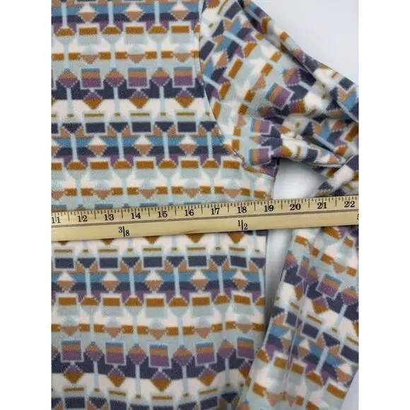 Patagonia Micro D Snap T Fleece Pullover Cedar Mesa Geometric Size Small - Picture 9 of 12